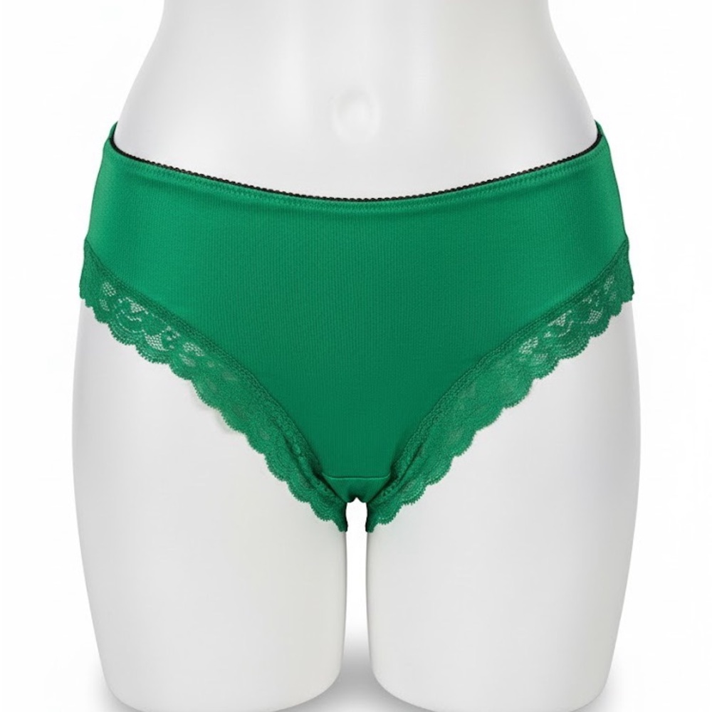 Victoria's Secret Emerald Lace Panties - Picture 1 of 7